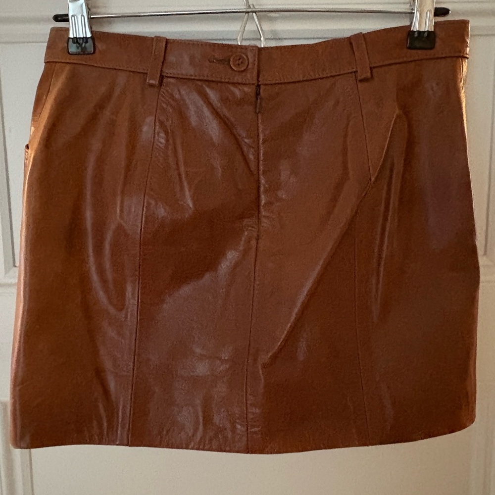 French connection Leather Skirt